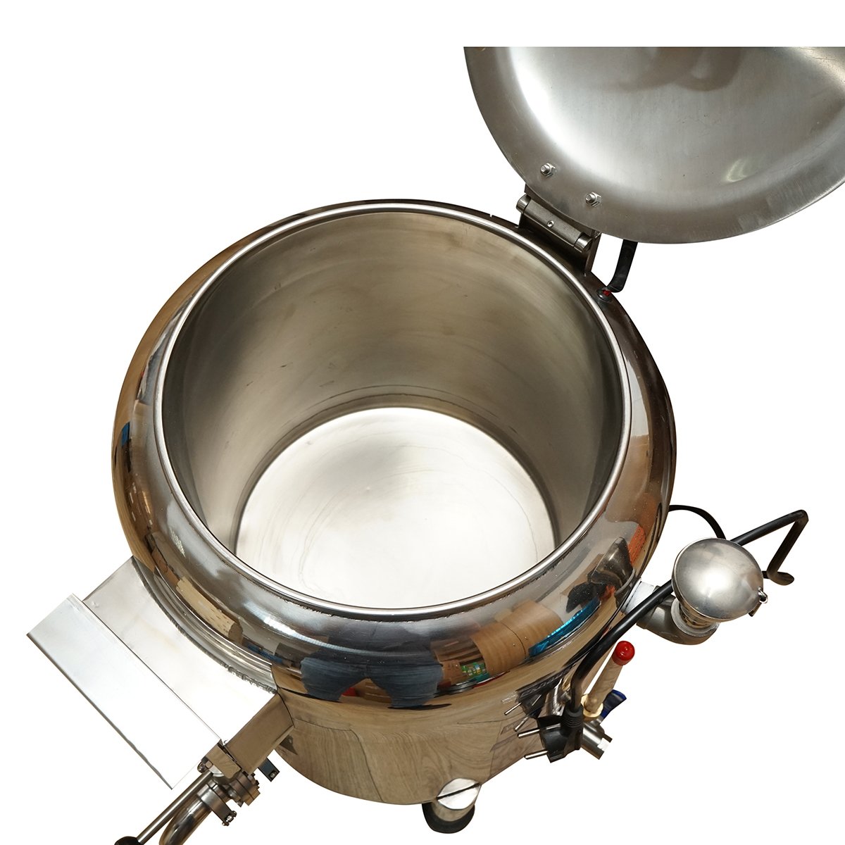 Aparat automat de pasteurizare din inox pentru lapte, sucuri, capacitate 20L, 305x350x300mm